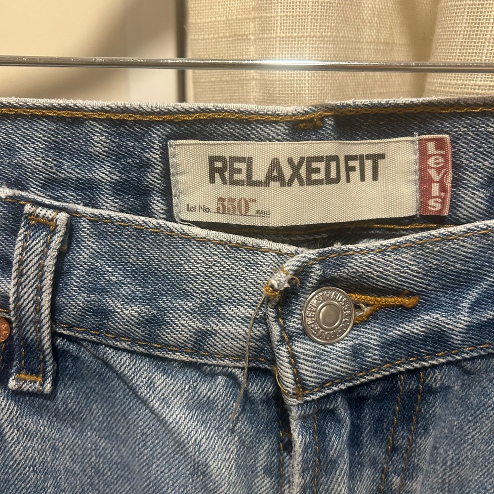Men’s Levi’s 550 relaxed fit, red tag, medium wash Vintage - Picture 8 of 11